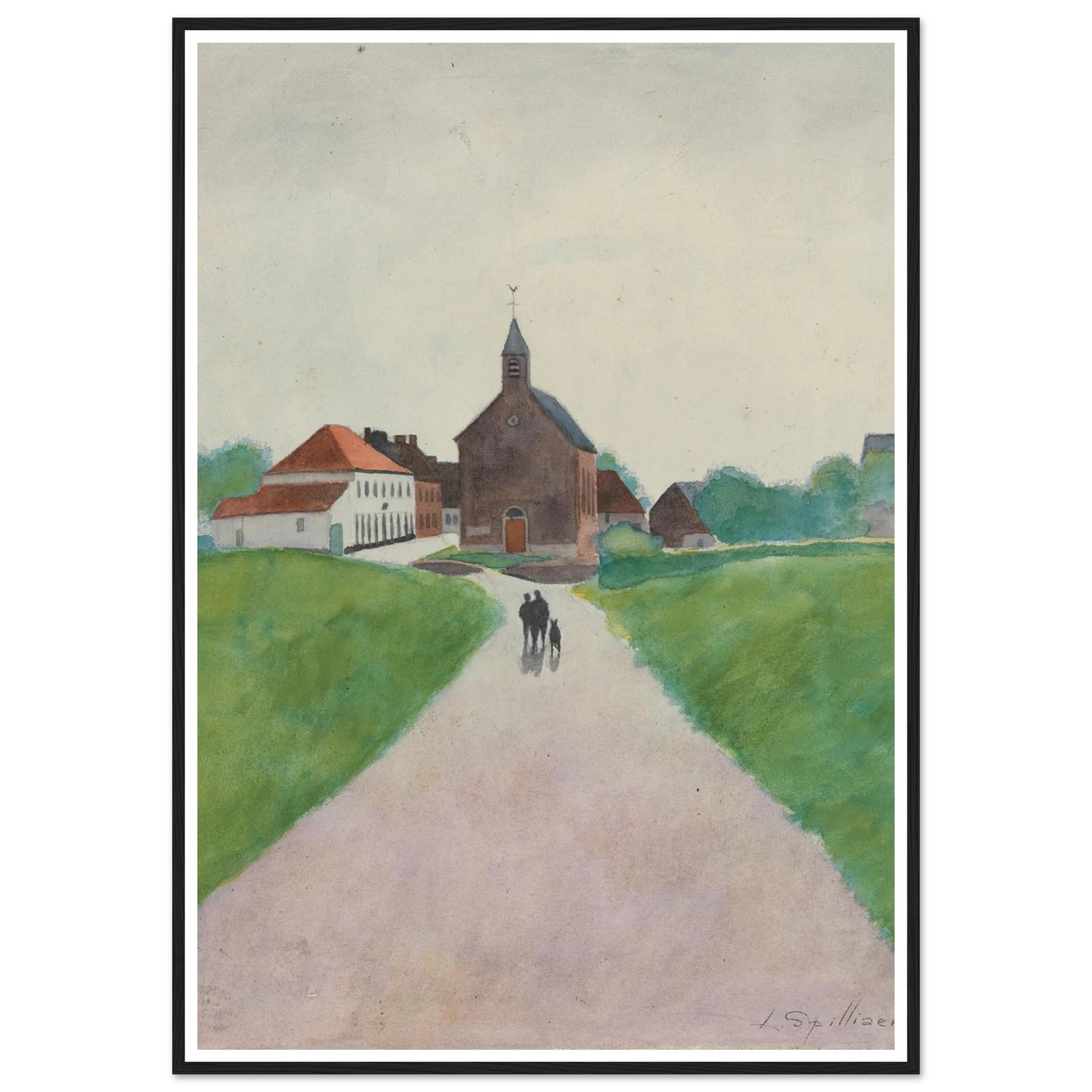 Au temps que Nanette était perdue pl. 4 (1931) Art Print | Leon Spilliaert-Quipham Collections