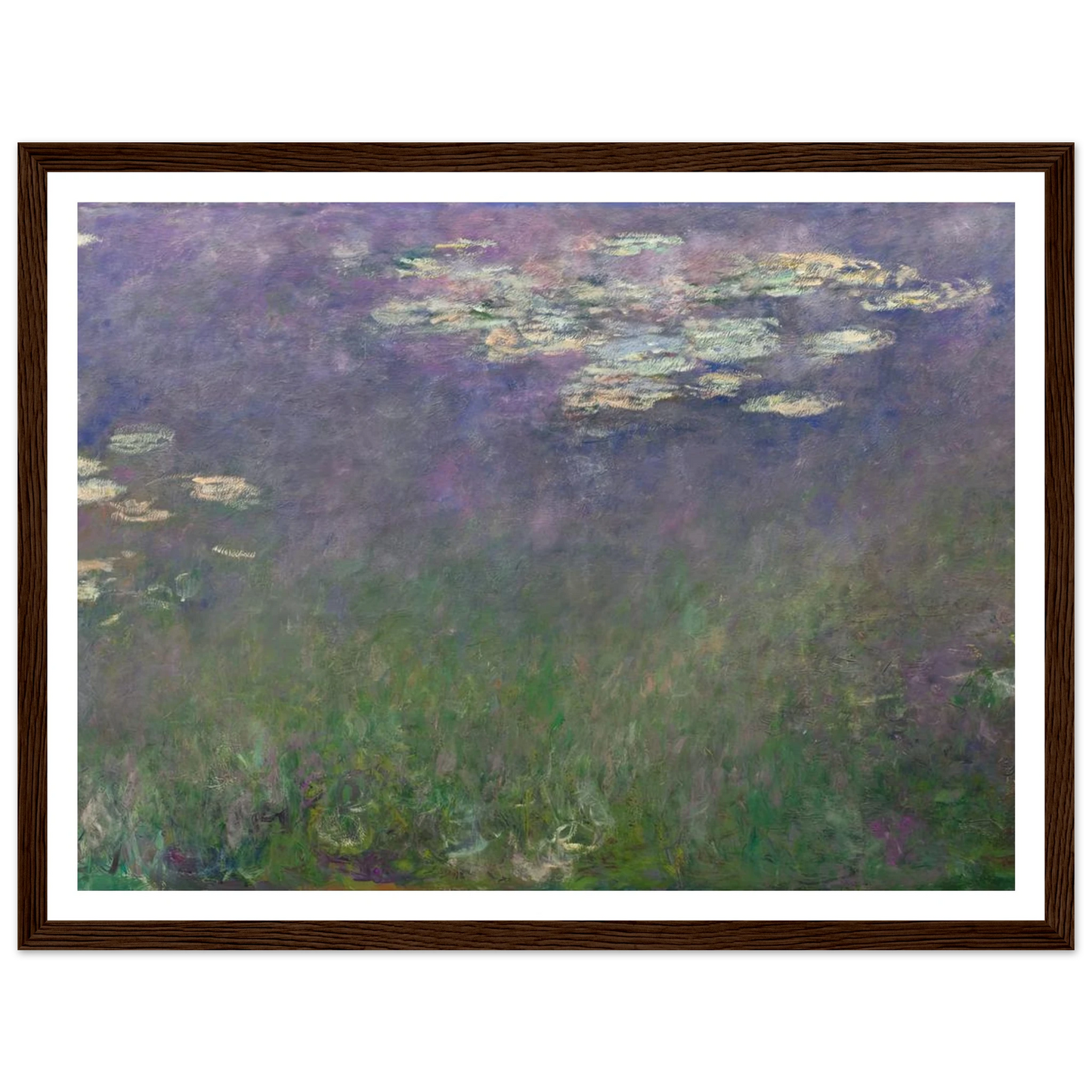 Water Lilies (Agapanthus) (c. 1915–26) Art Print | Claude Monet-Quipham Collections