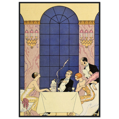 Falbalas et fanfreluches, La Gourmandise (1925) Art Print | George Barbier-Quipham Collections