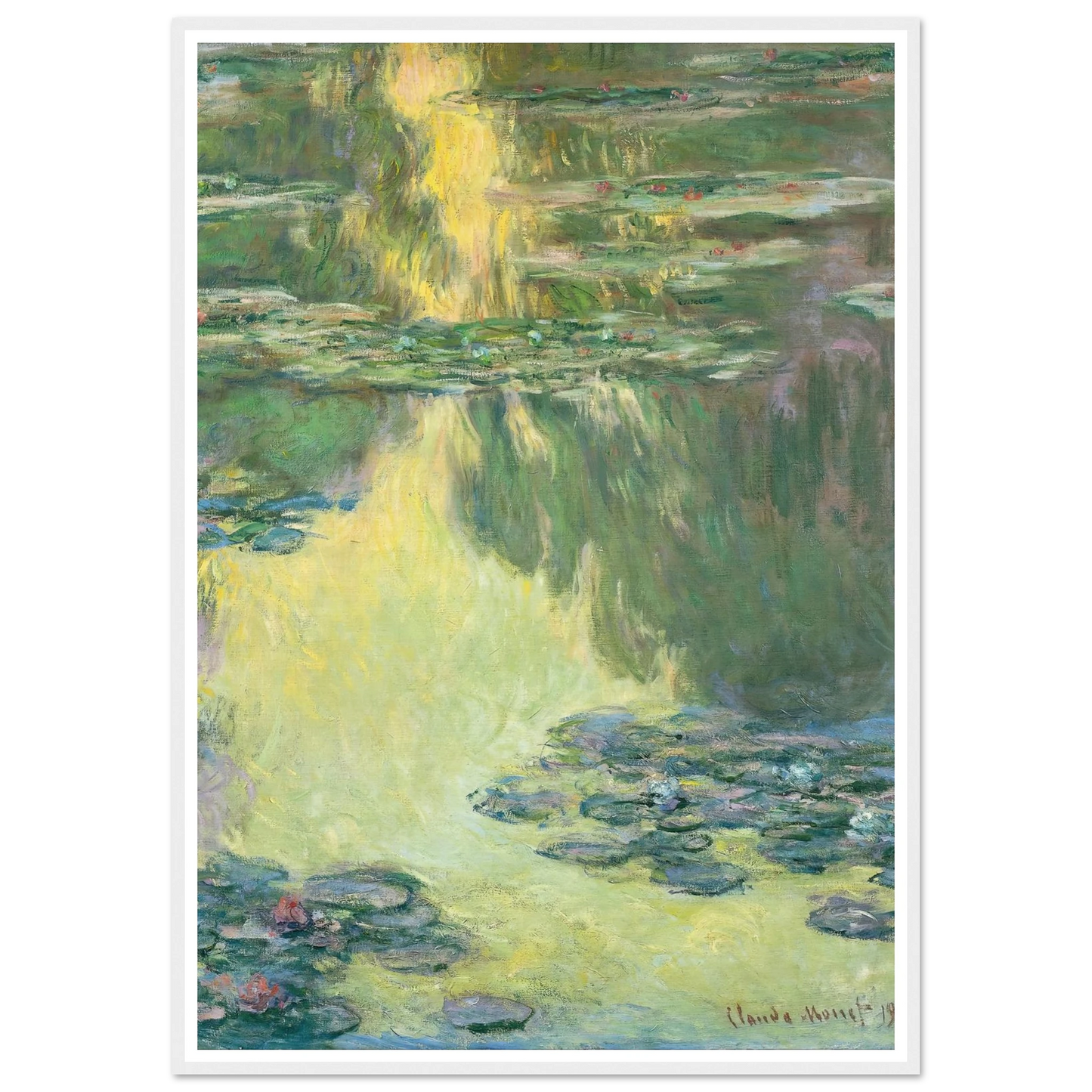 Waterlilies (1907) Art Print | Claude Monet-Quipham Collections