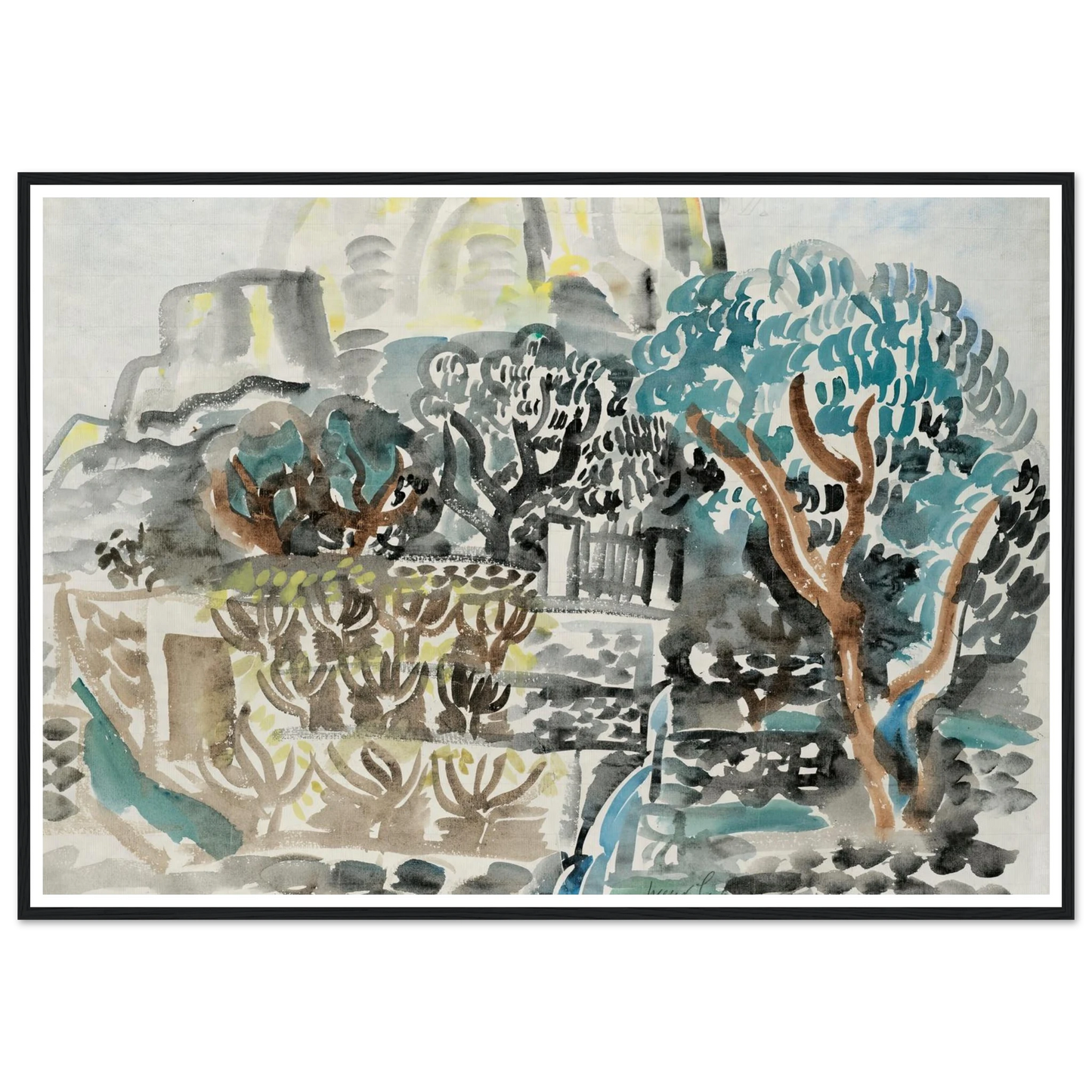 Le Baou de Saint-Jeannet (1921) Art Print | Raoul Dufy-Quipham Collections