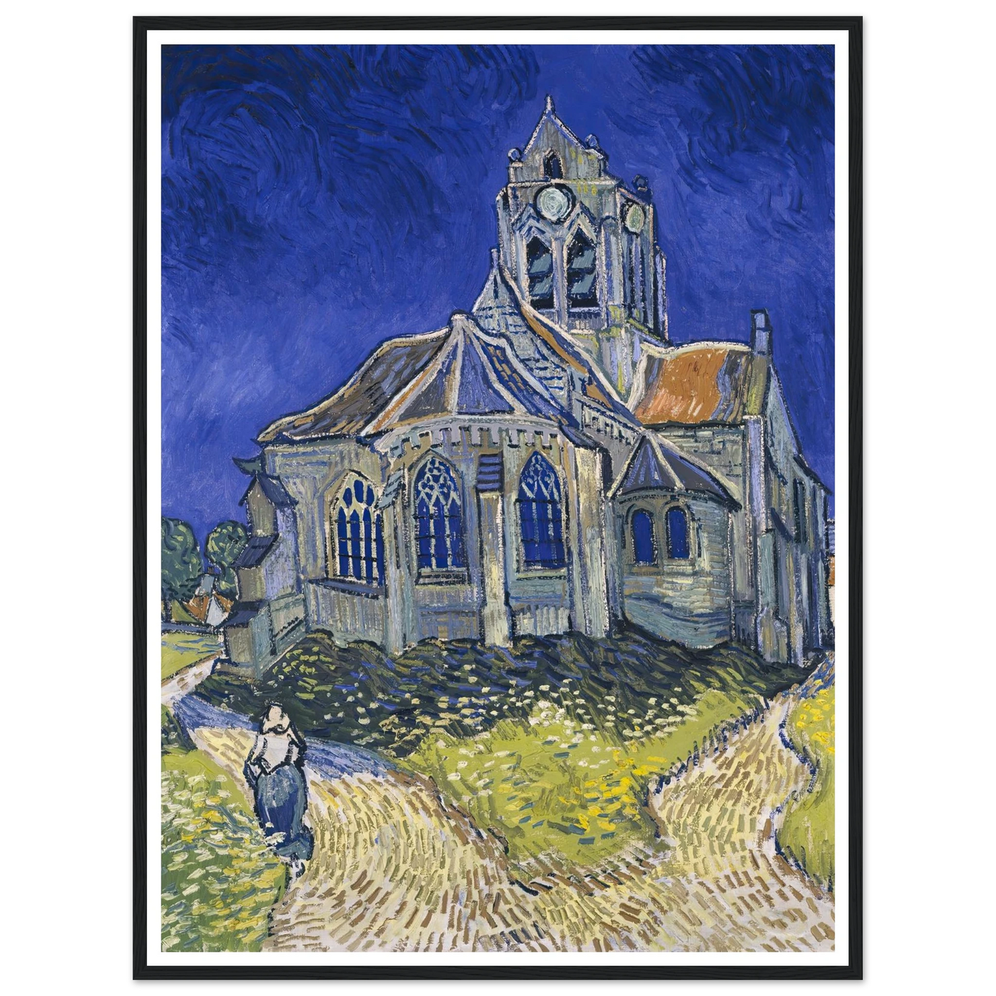 The Church in Auvers-sur-Oise, View from the Chevet (1890) Art Print | Vincent van Gogh-Quipham Collections