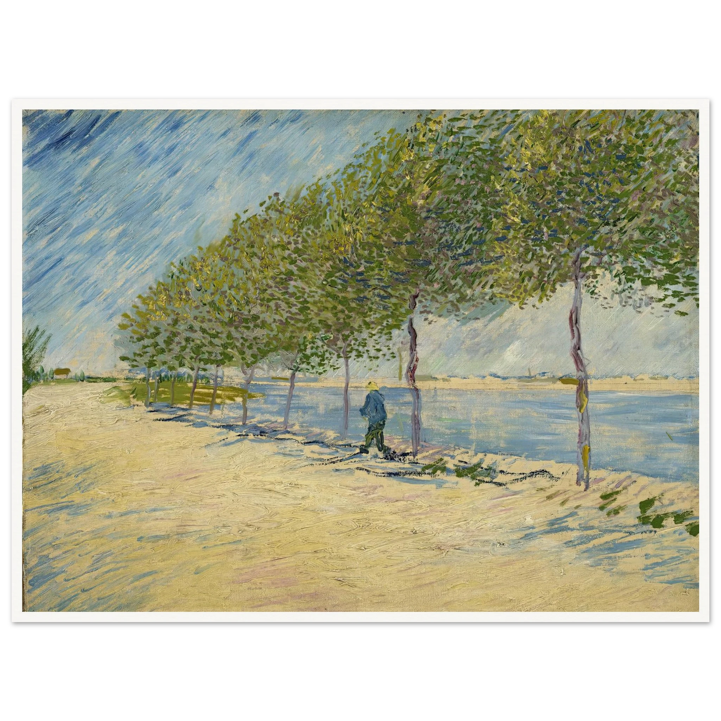 Along the Seine (1887) Art Print | Vincent van Gogh-Quipham Collections