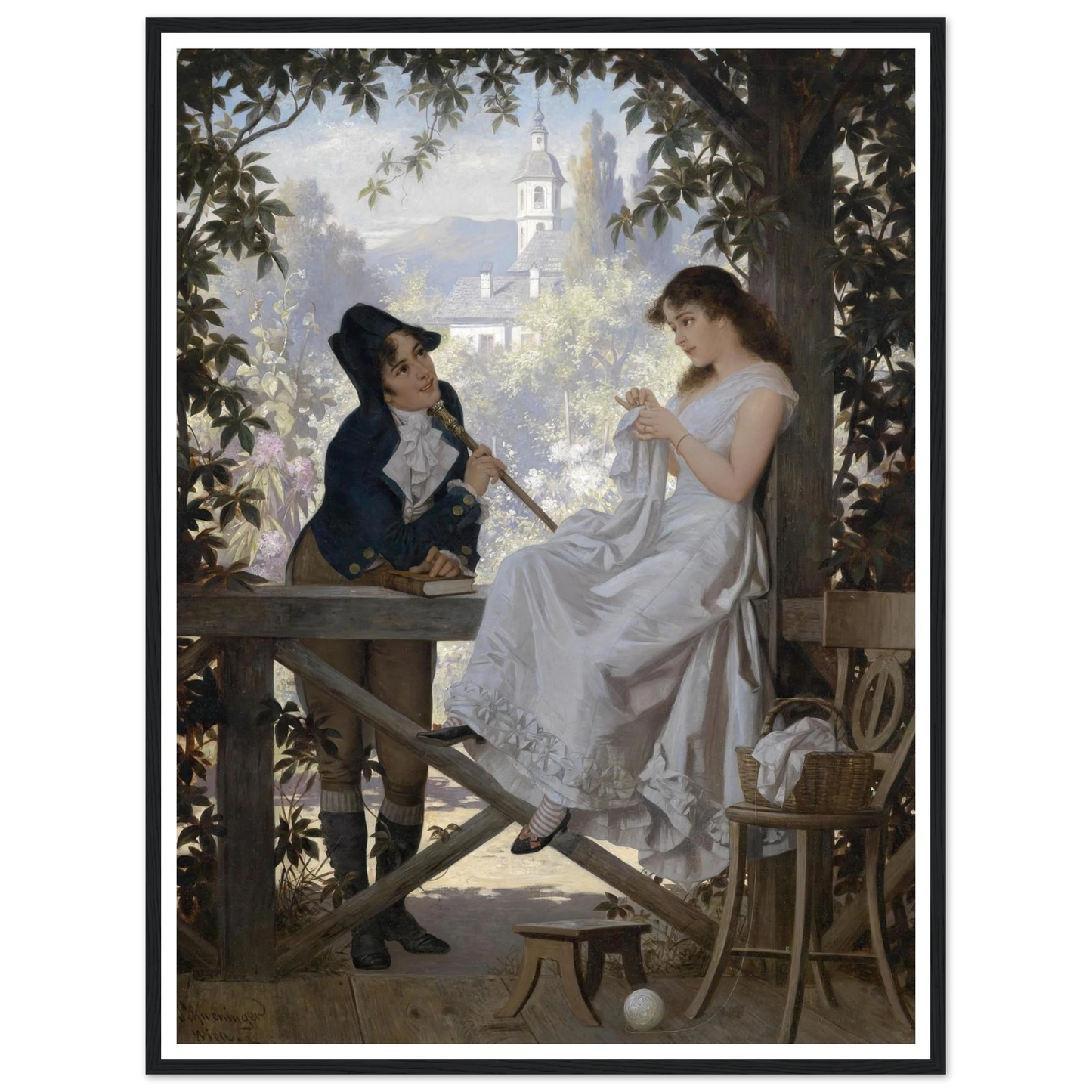 Das Stelldichein Art Print | Carl Schweninger Jr-Quipham Collections