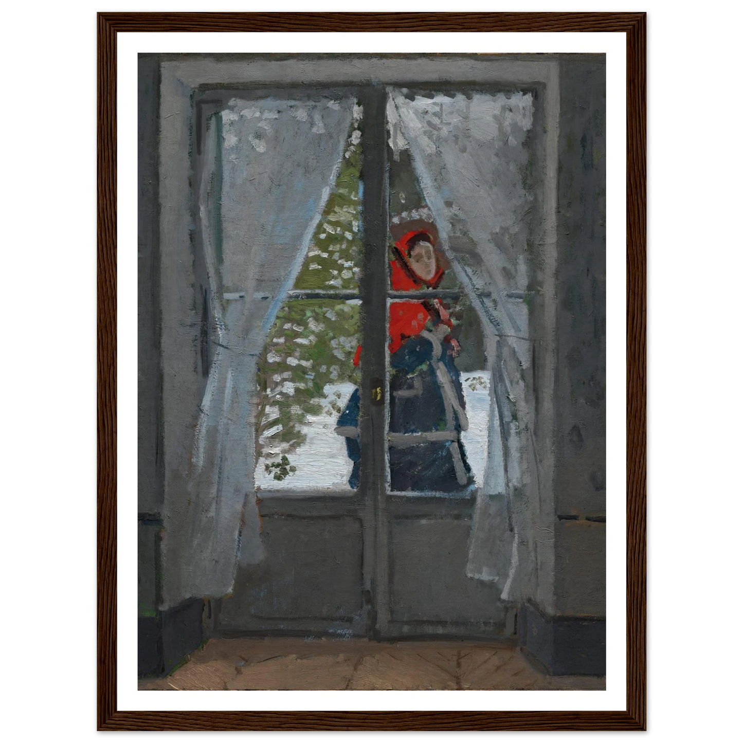 The Red Kerchief (c. 1868–73) Art Print | Claude Monet-Quipham Collections