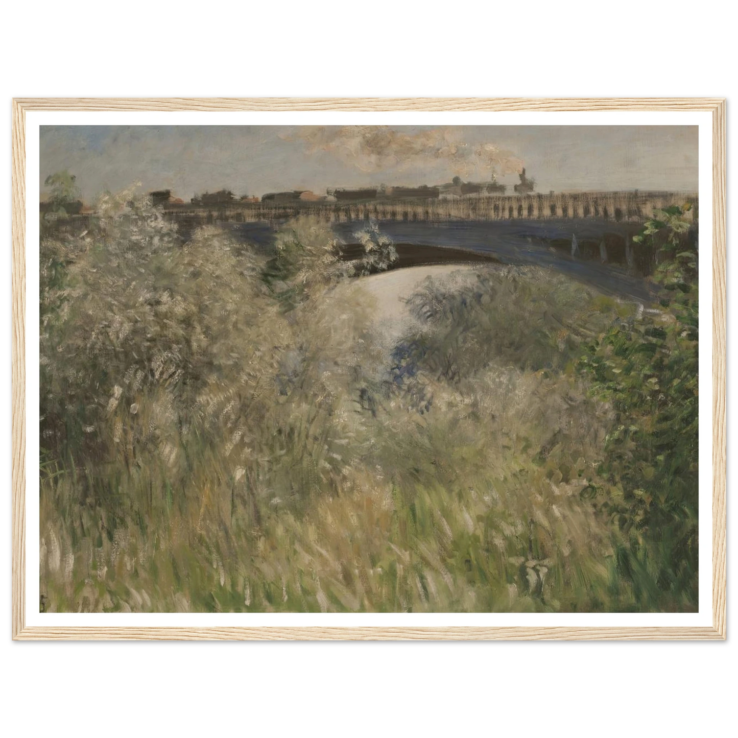 Le Pont d` Argenteuil (1875) Art Print | Claude Monet-Quipham Collections