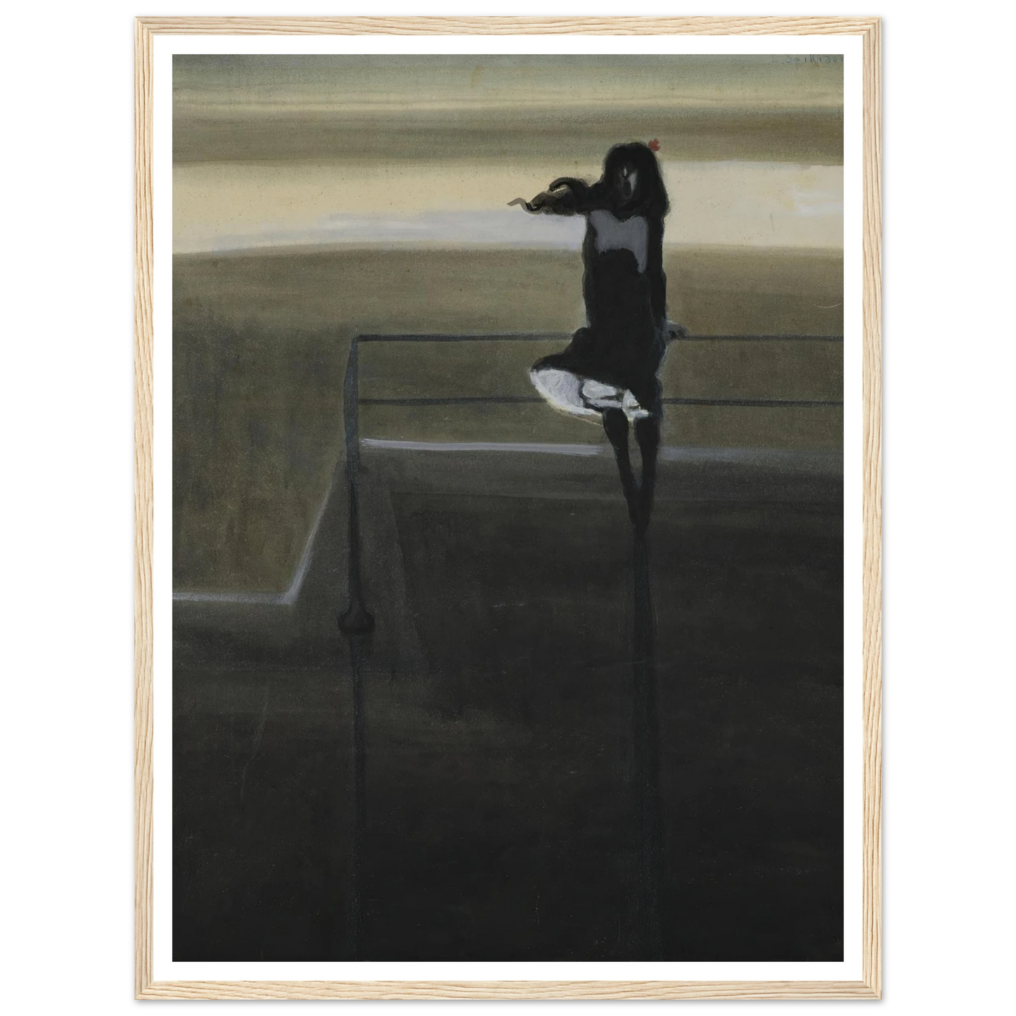 The gust of wind (1904) Art Print | Leon Spilliaert-Quipham Collections