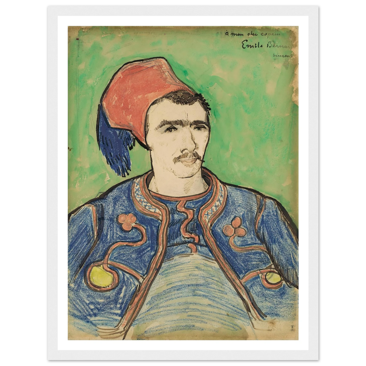 The Zouave (1888) Art Print | Vincent van Gogh-Quipham Collections