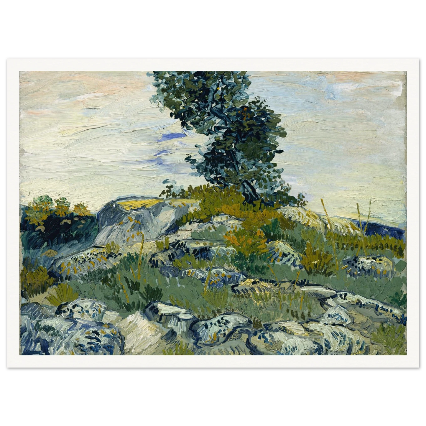 The Rocks Art Print | Vincent van Gogh-Quipham Collections
