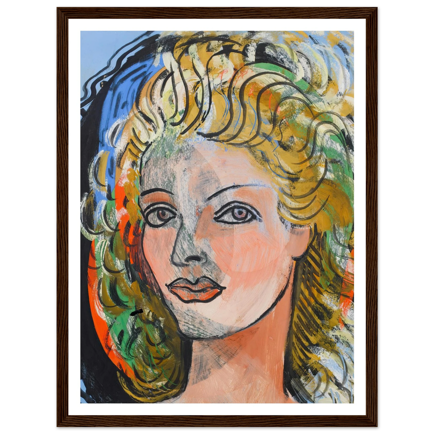 La blonde (circa 1940-1946) Art Print | Francis Picabia-Quipham Collections