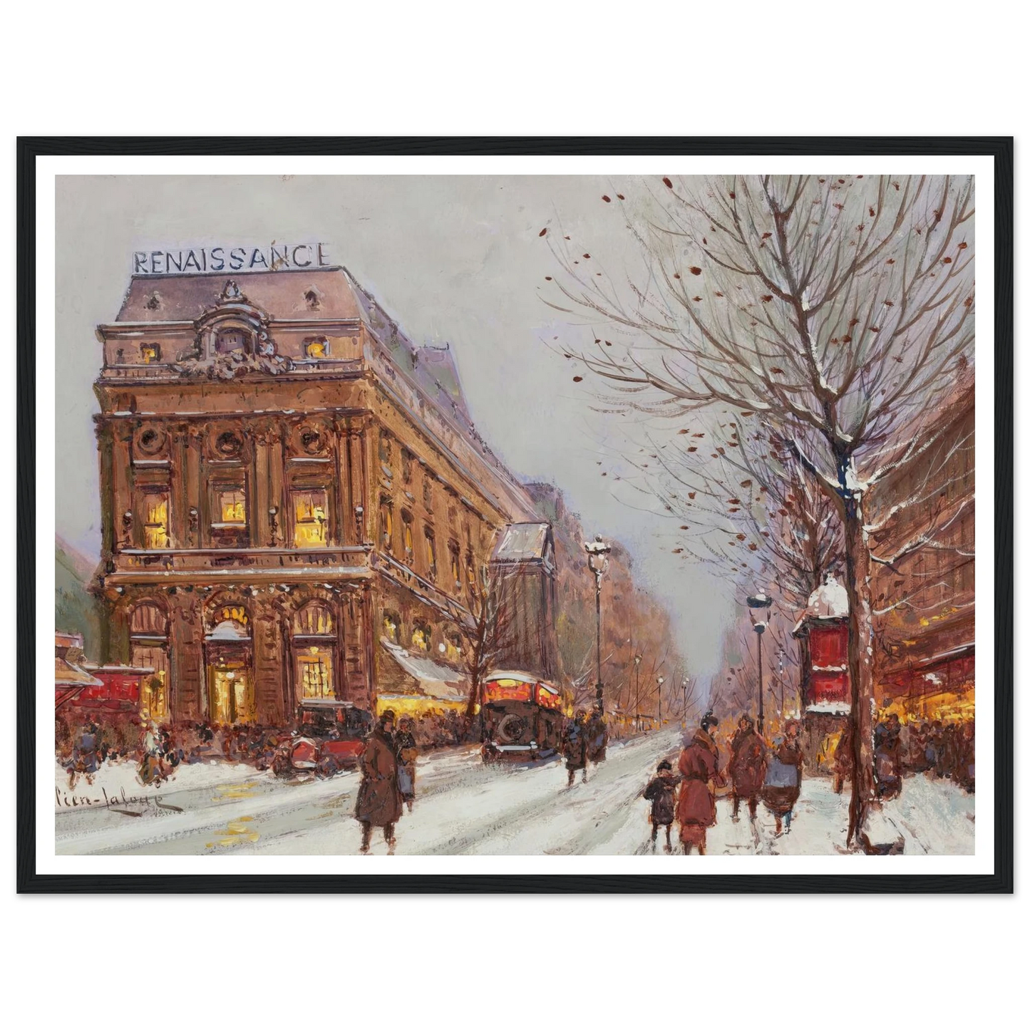 Théâtre de la Renaissance Art Print | Eugene Galien Laloue-Quipham Collections