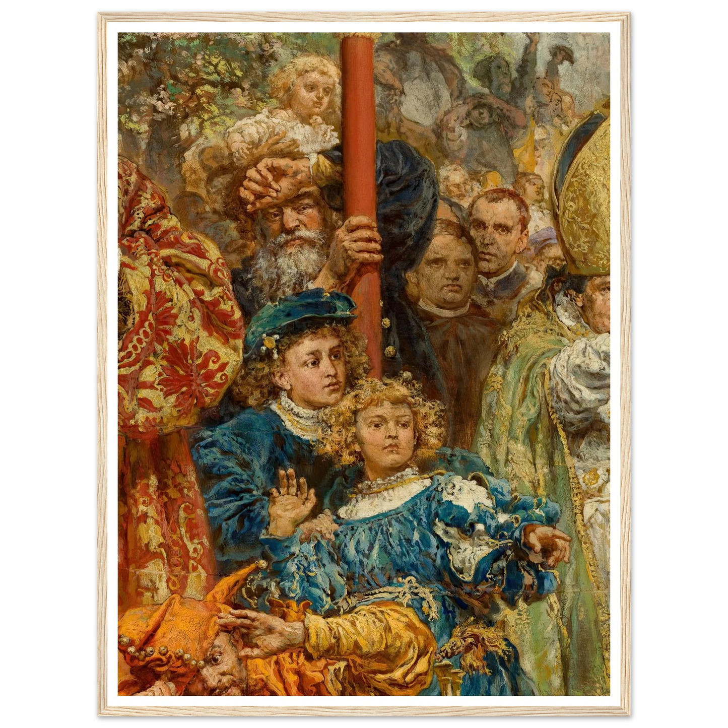 Hanging of the Sigismund bell at the Cathedral Tower in 1521 in Kraków (1874) Art Print | Jan Matejko-Quipham Collections