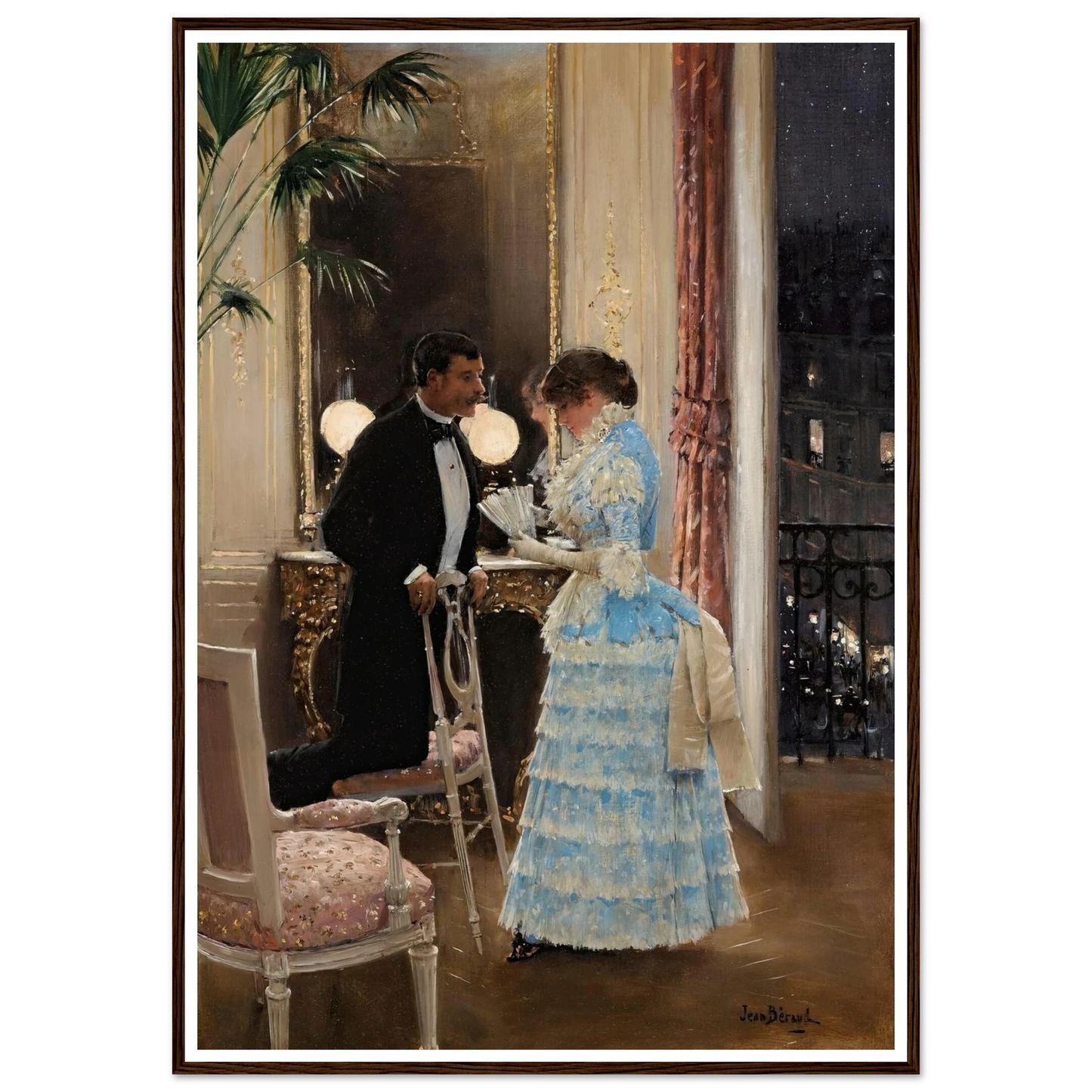 La Conversation Art Print | Jean Beraud-Quipham Collections