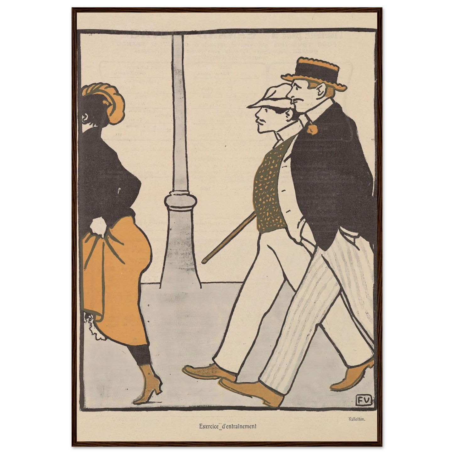 11 juillet 1903. Art Print | Felix Vallotton-Quipham Collections