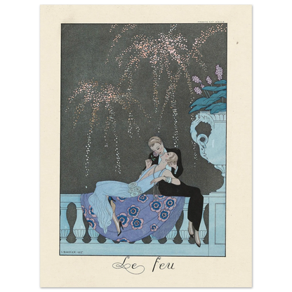 Le Feu (Fire) (1922–1926) Art Print | George Barbier-Quipham Collections