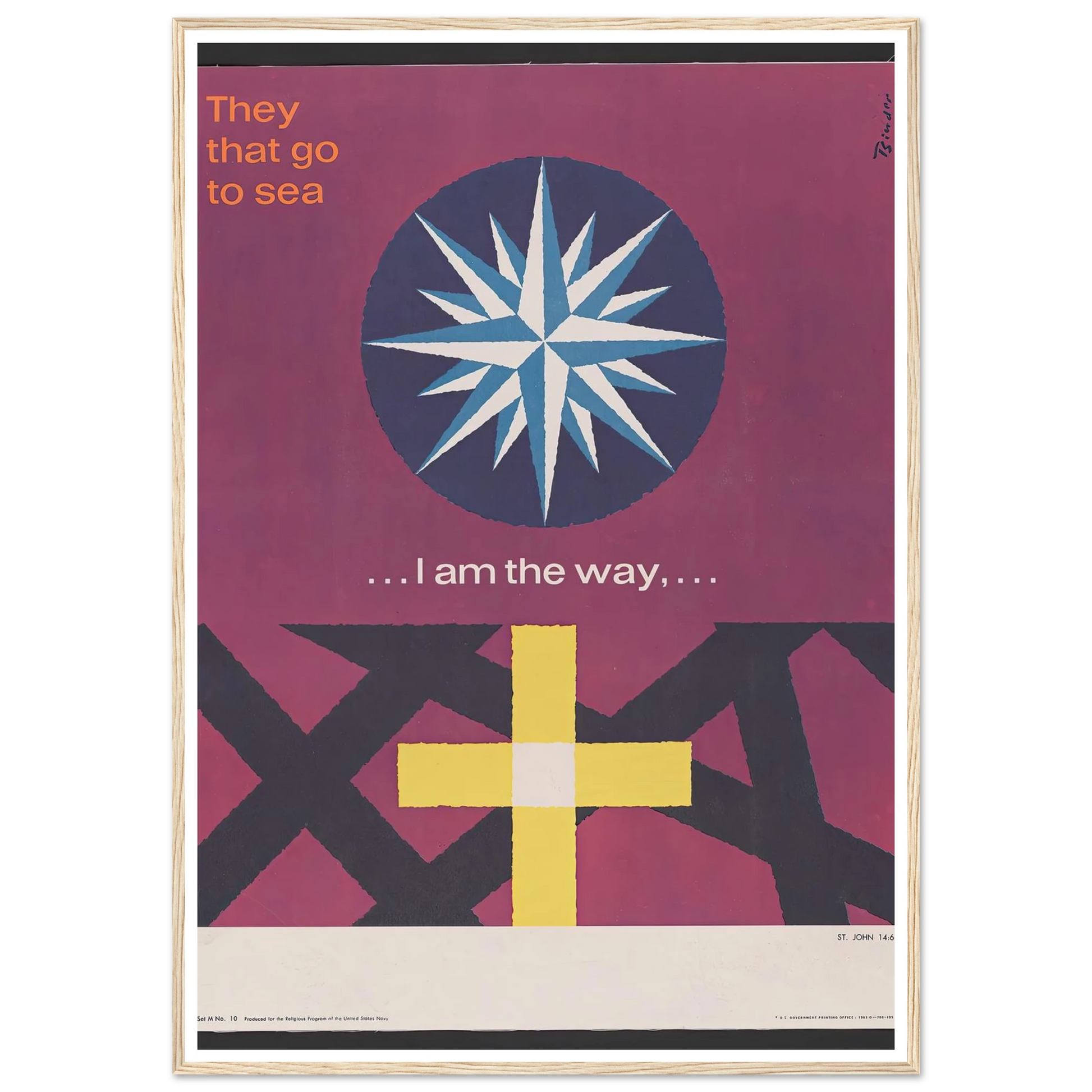 I am the way… St. John 14_6 (1963) Art Print | Joseph Binder-Quipham Collections