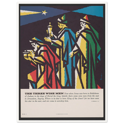The three wise men (1962) Art Print | Joseph Binder-Quipham Collections