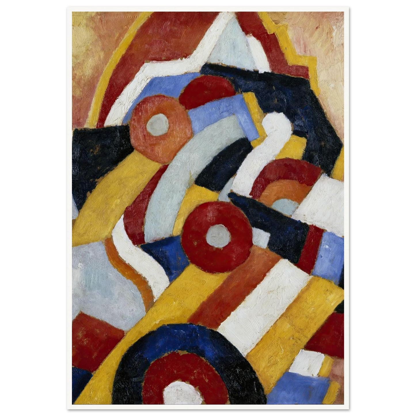 Abstraction (circa 1914) Art Print | Marsden Hartley-Quipham Collections