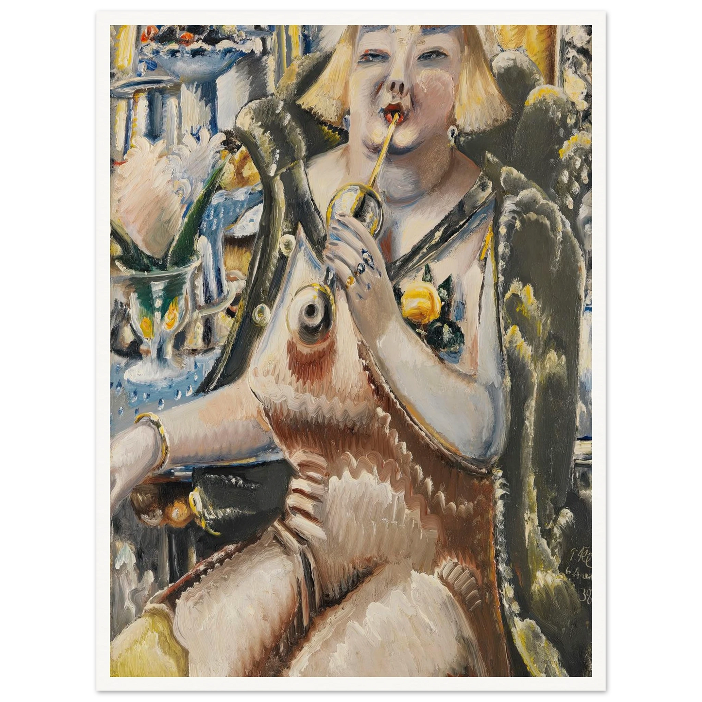 An der Bar (The Star at the Show) (1938) Art Print | Paul Kleinschmidt-Quipham Collections