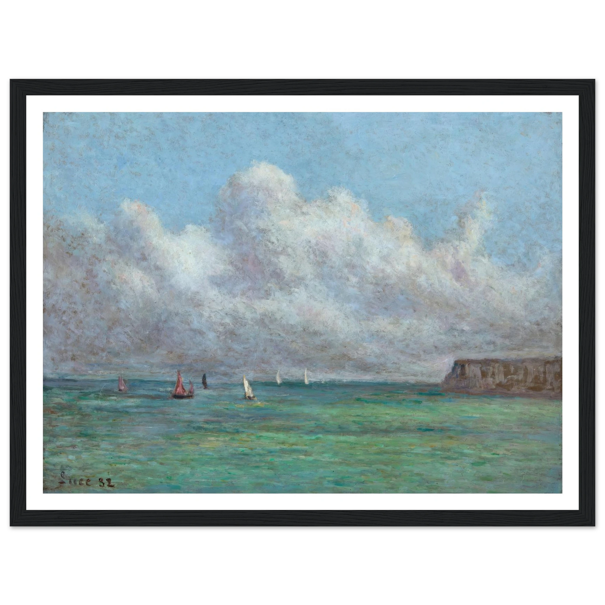 Mer, Somme (1932) Art Print | Maximilien Luce-Quipham Collections