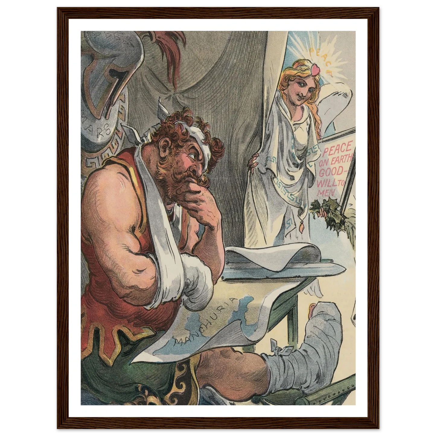 A Christmas call - Framed Poster - 30x40 cm / 12x16″ - Black frame