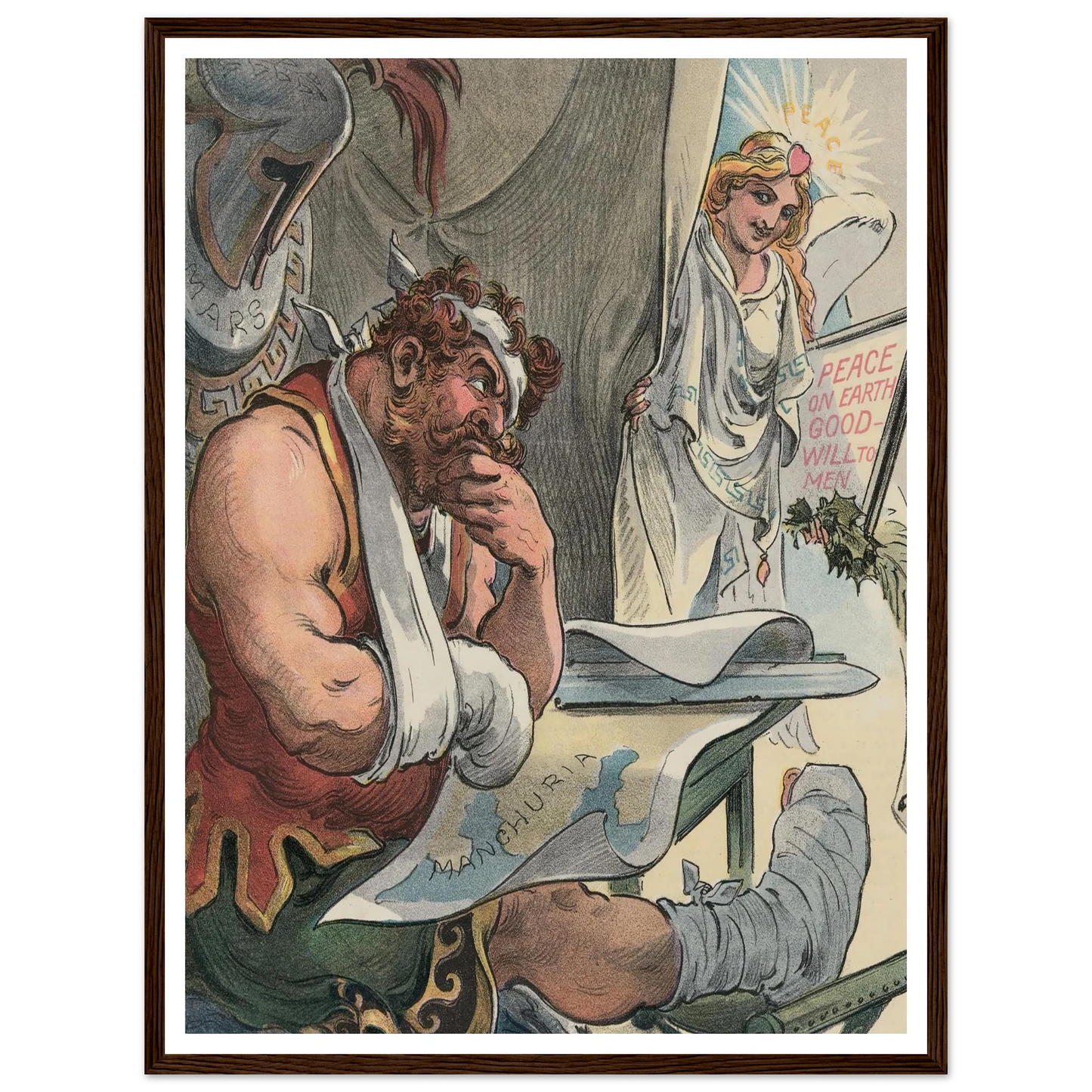 A Christmas call - Framed Poster - 30x40 cm / 12x16″ - Black frame