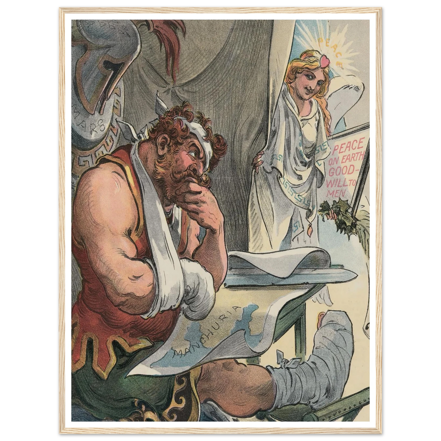 A Christmas call - Framed Poster - 30x40 cm / 12x16″ - Black frame