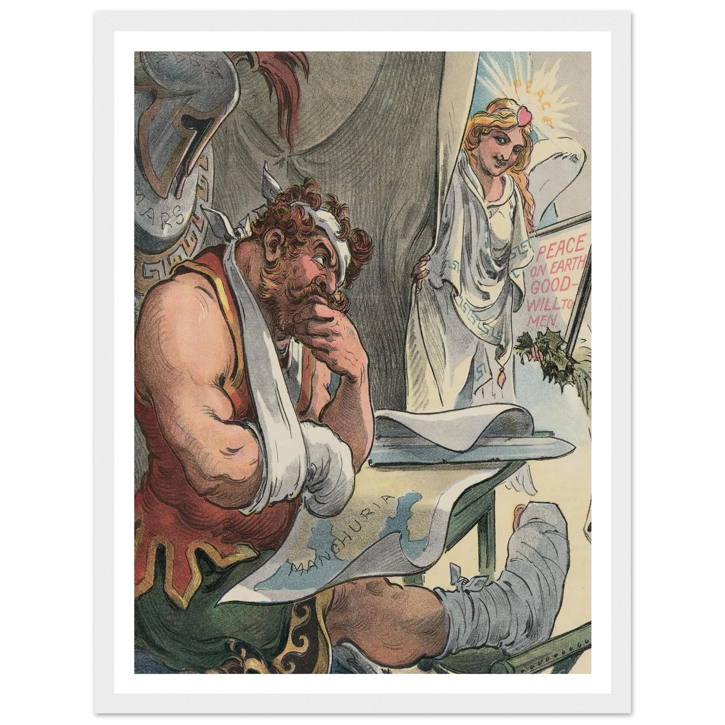 A Christmas call - Framed Poster - 30x40 cm / 12x16″ - Black frame