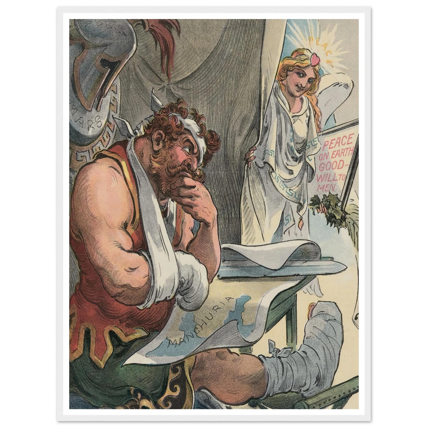 A Christmas call - Framed Poster - 30x40 cm / 12x16″ - Black frame