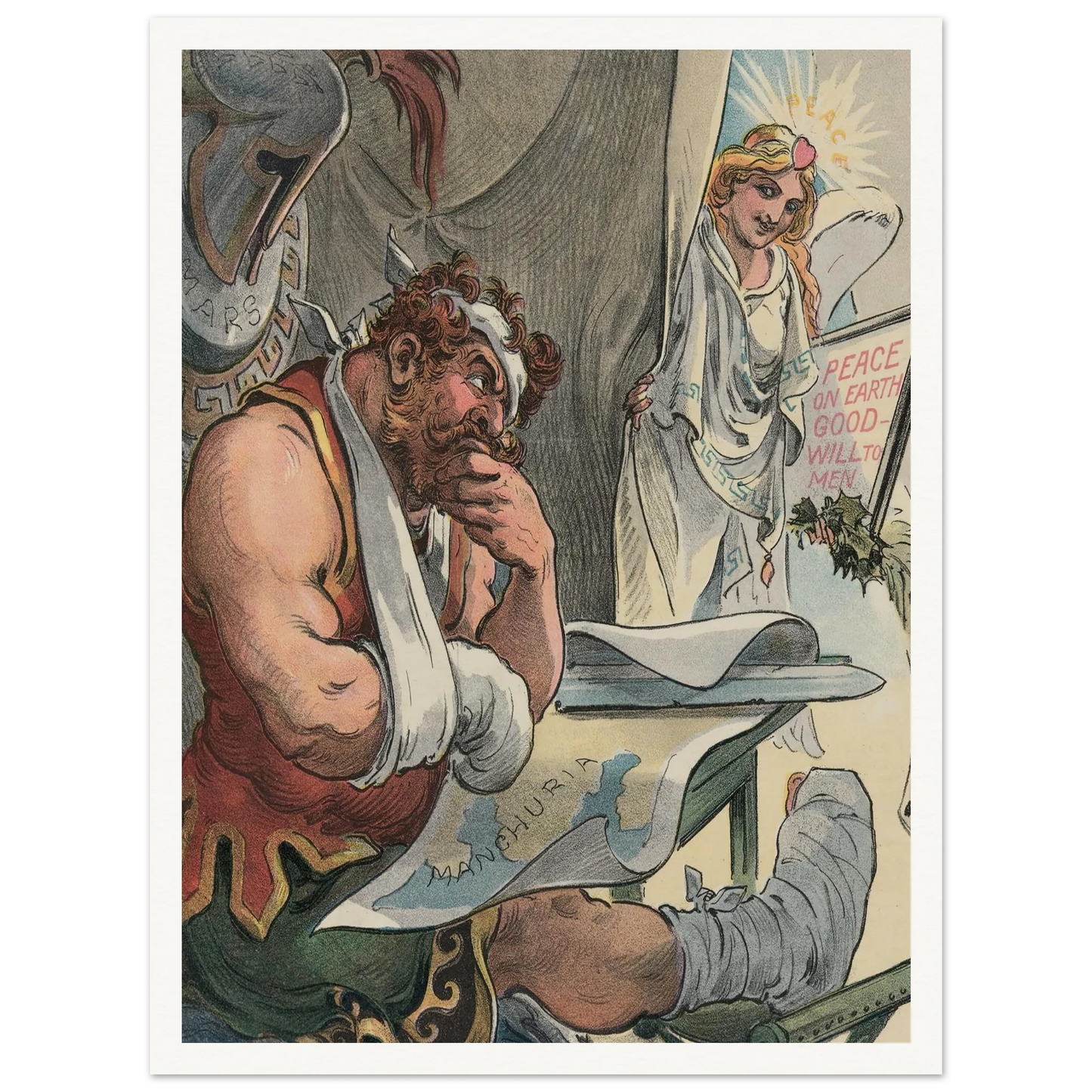 A Christmas call - Framed Poster - 30x40 cm / 12x16″ - Black frame