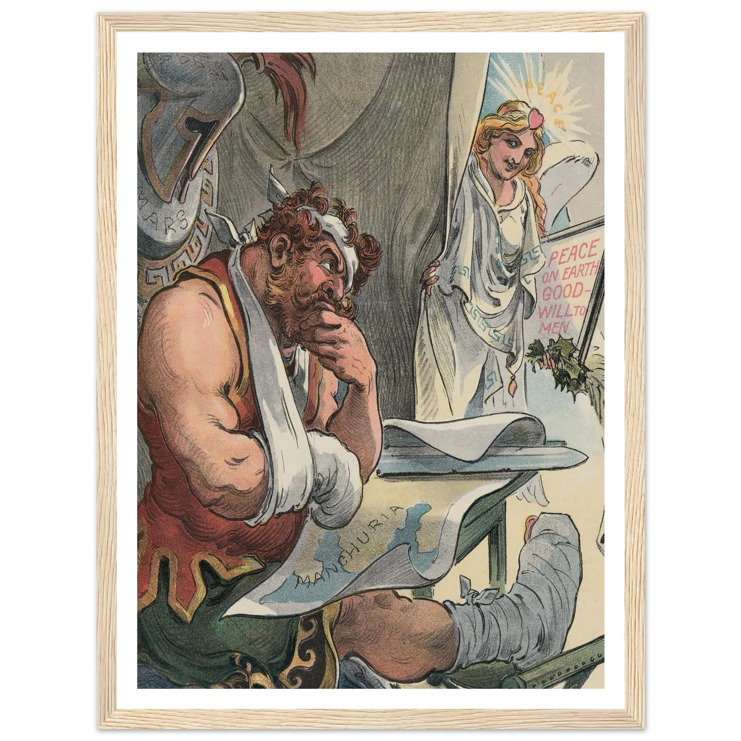 A Christmas call - Framed Poster - 30x40 cm / 12x16″ - Black frame