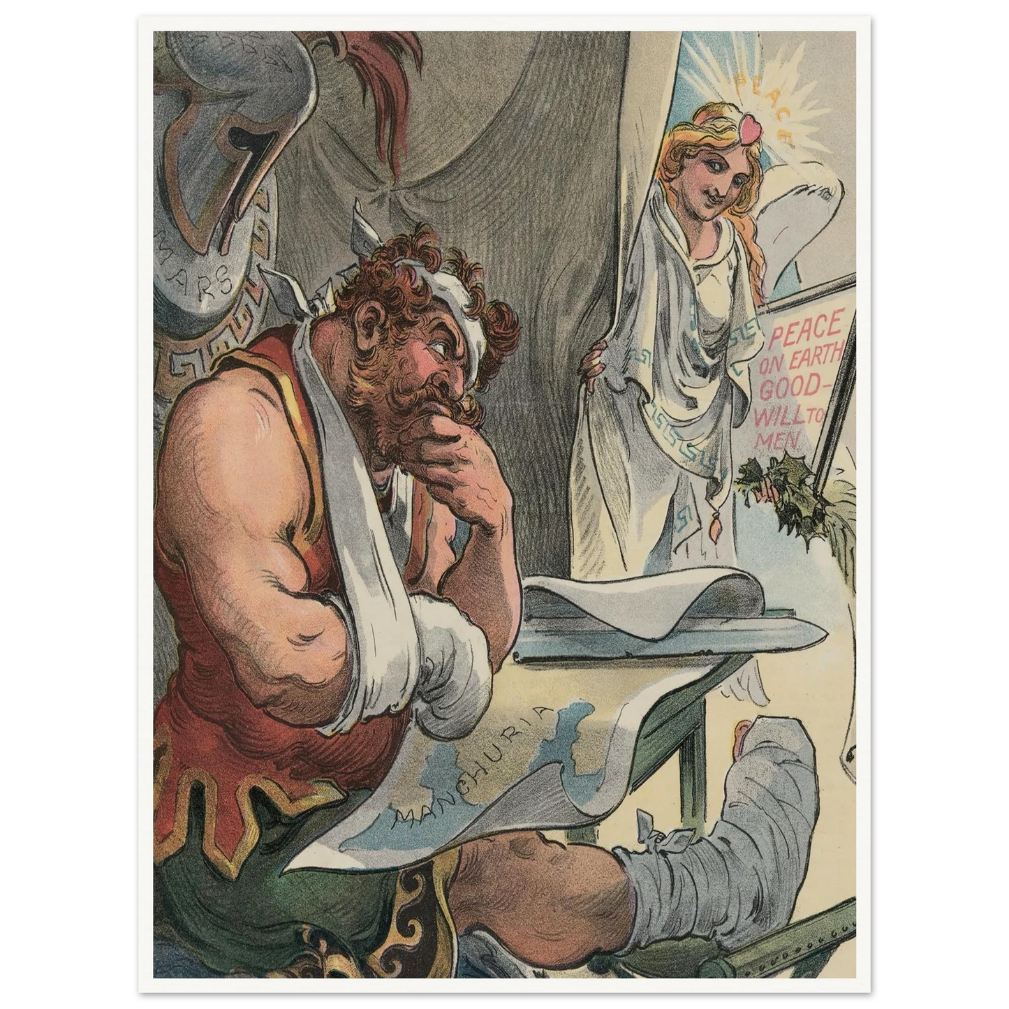 A Christmas call - Framed Poster - 30x40 cm / 12x16″ - Black frame