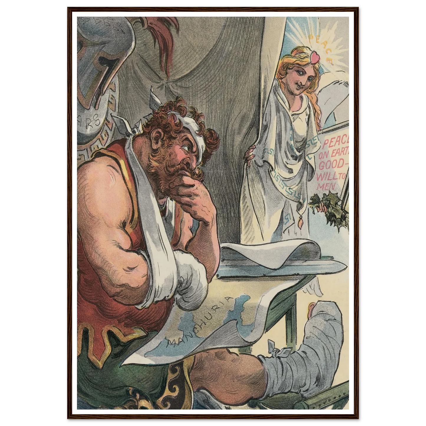 A Christmas call - Framed Poster - 30x40 cm / 12x16″ - Black frame