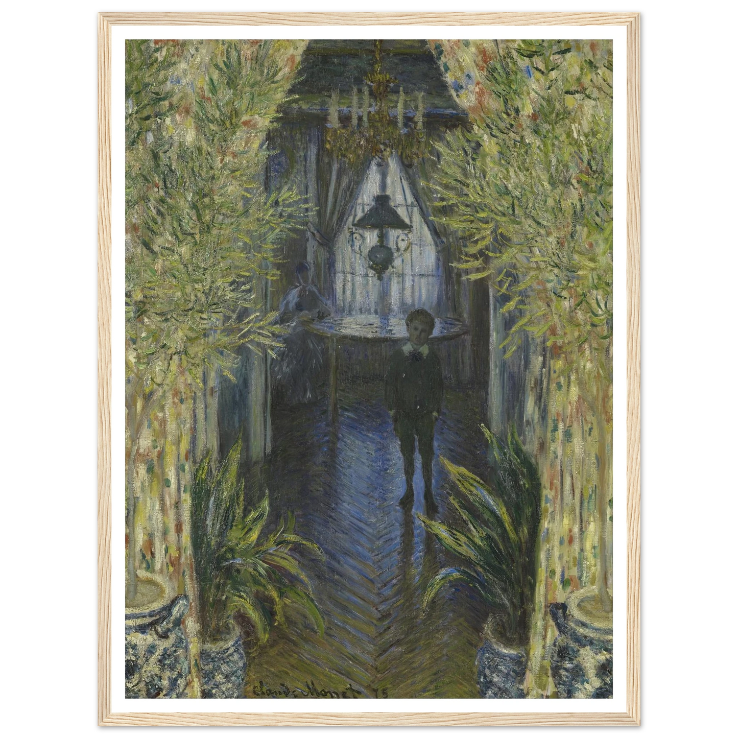A Corner of the Apartment Art Print | Claude Monet - Framed Poster - 30x40 cm / 12x16″ - Black frame