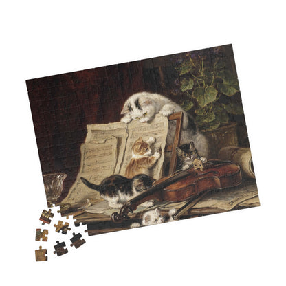 A Curiosity for Music Puzzle | Henriette Ronner - - 252 pcs (Horizontal) - 