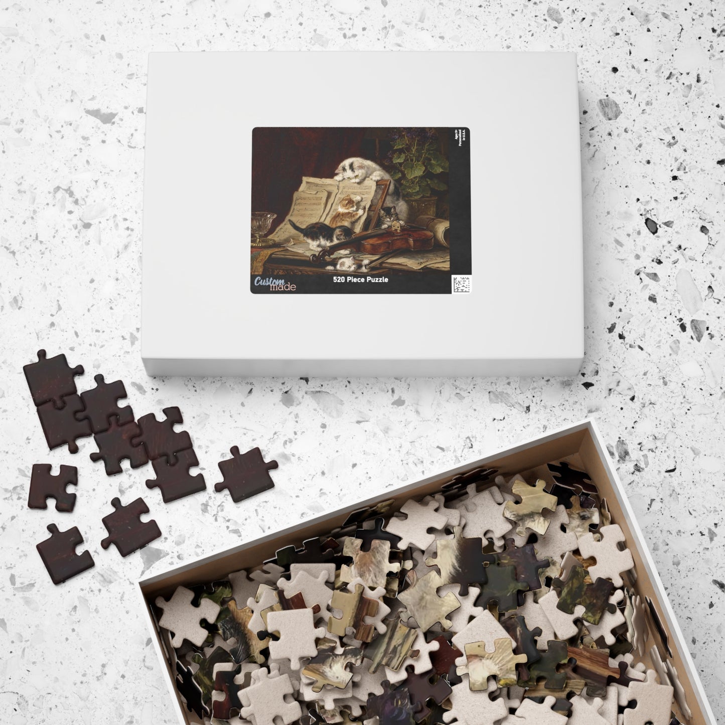 A Curiosity for Music Puzzle | Henriette Ronner - - 252 pcs (Horizontal) - 