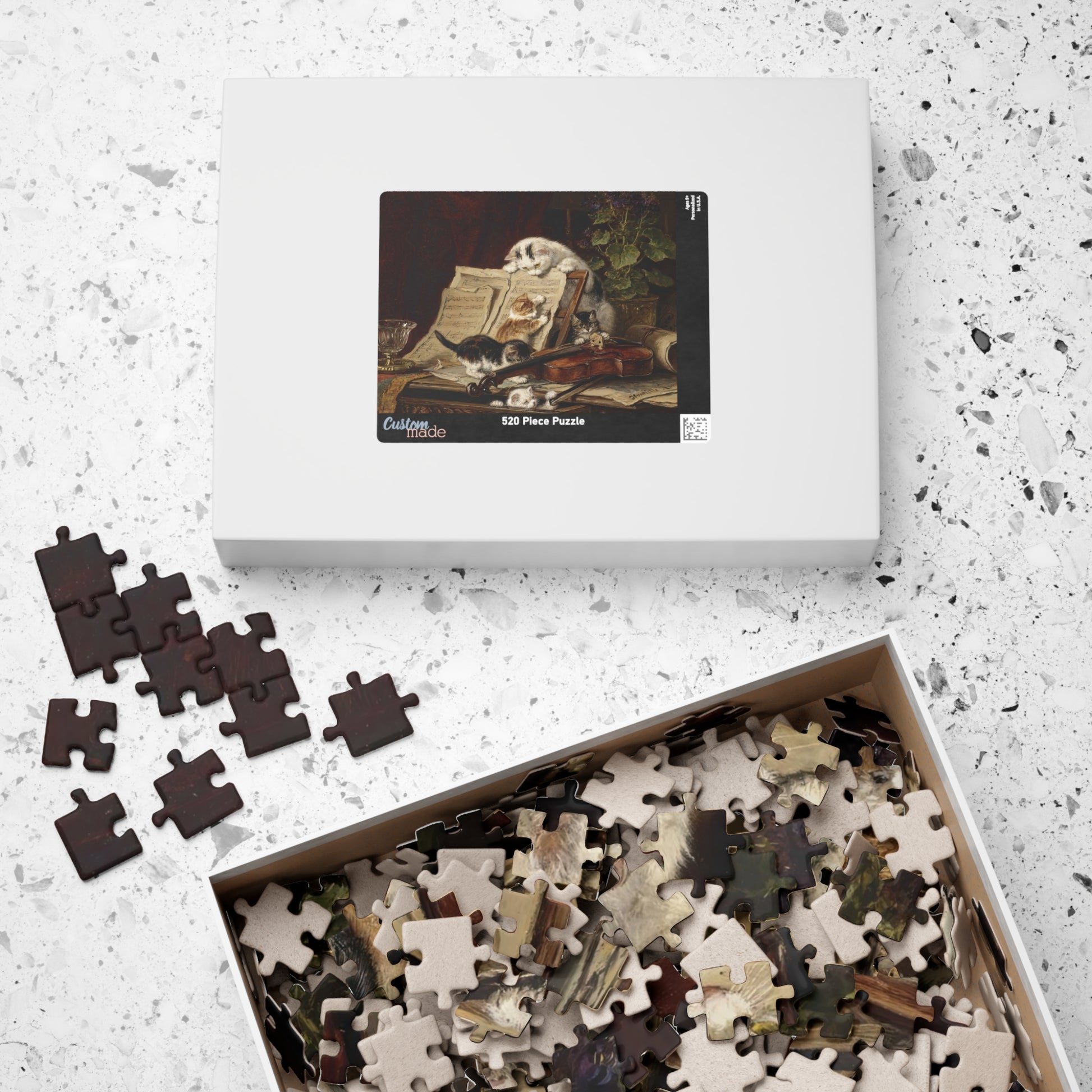 A Curiosity for Music Puzzle | Henriette Ronner - - 252 pcs (Horizontal) - 