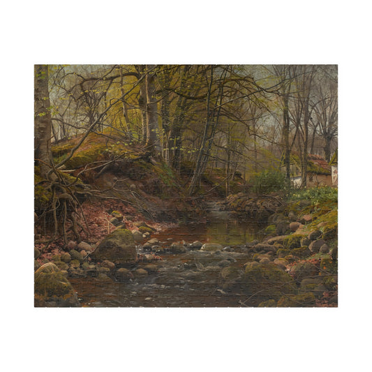 A Forest Stream Puzzle | Peder Mork Monsted - - 252 pcs (Horizontal) - 