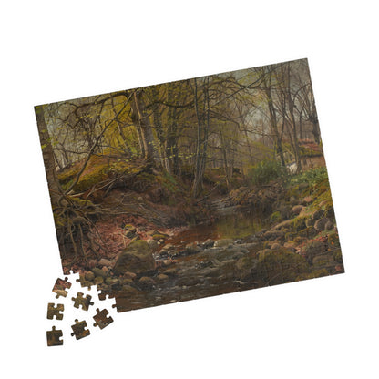 A Forest Stream Puzzle | Peder Mork Monsted - - 252 pcs (Horizontal) - 