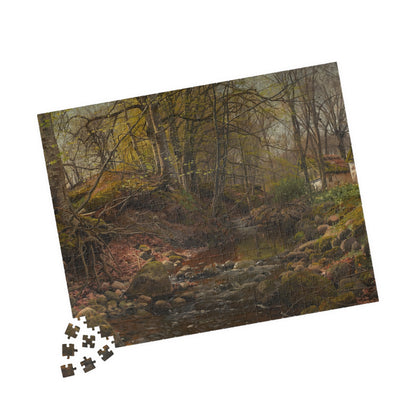 A Forest Stream Puzzle | Peder Mork Monsted - - 252 pcs (Horizontal) - 