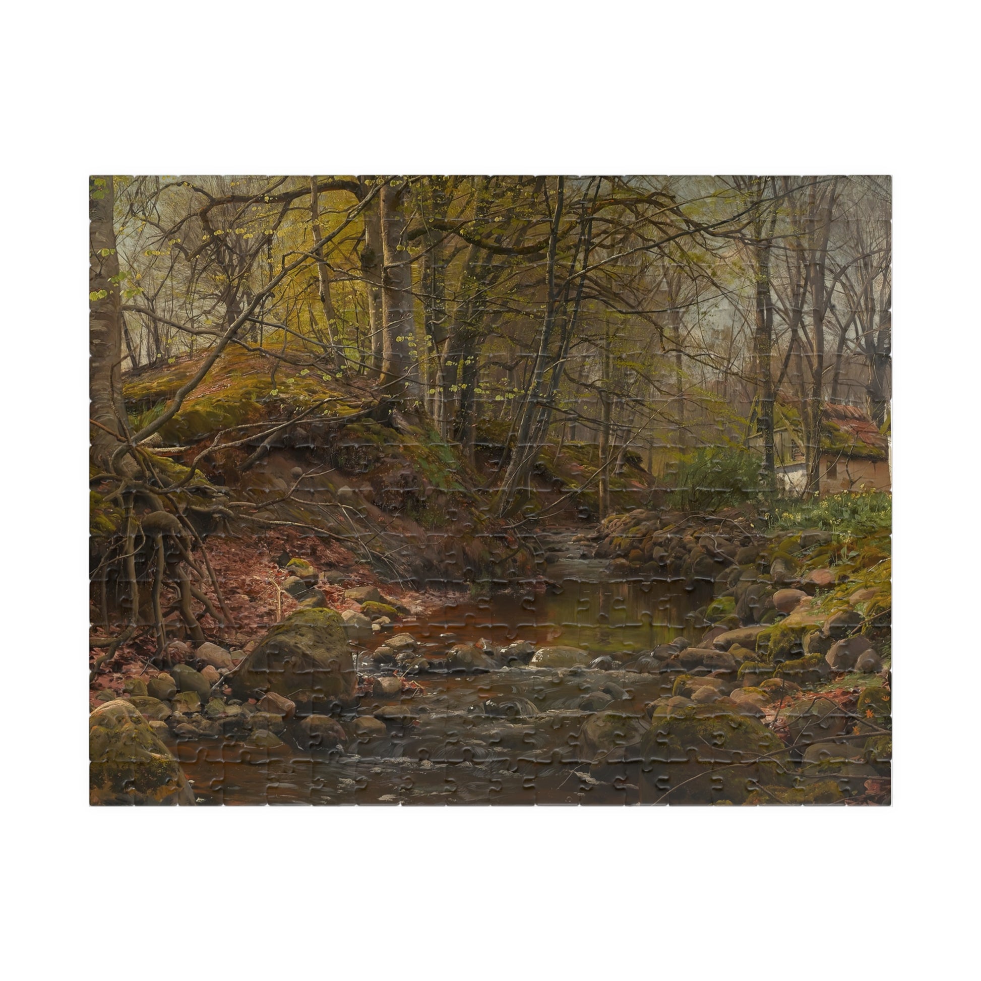 A Forest Stream Puzzle | Peder Mork Monsted - - 252 pcs (Horizontal) - 
