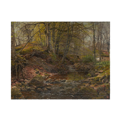 A Forest Stream Puzzle | Peder Mork Monsted - - 252 pcs (Horizontal) - 