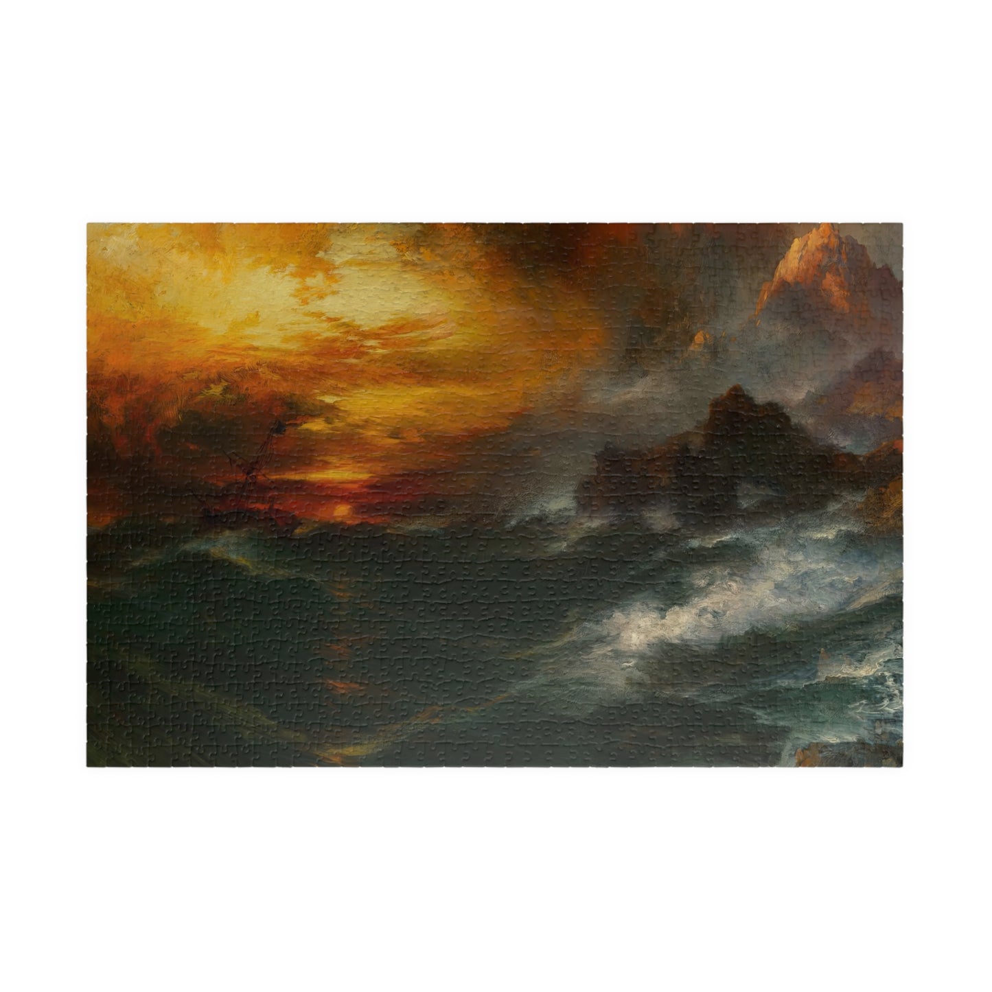 A Mountain of Loadstone Puzzle | Thomas Moran - - 252 pcs (Horizontal) - 