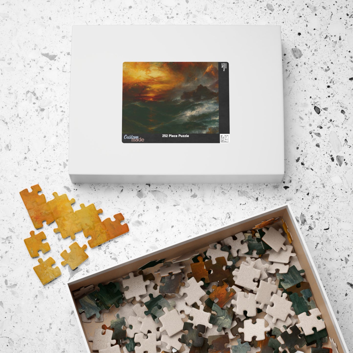 A Mountain of Loadstone Puzzle | Thomas Moran - - 252 pcs (Horizontal) - 