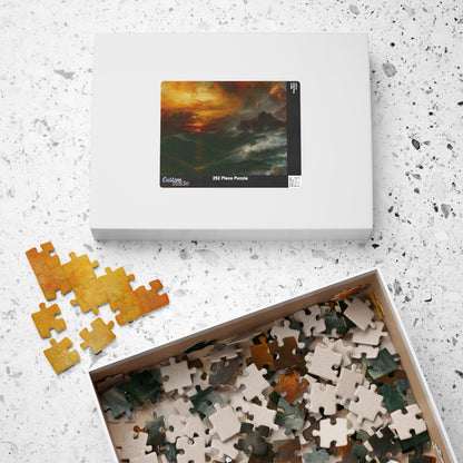 A Mountain of Loadstone Puzzle | Thomas Moran - - 252 pcs (Horizontal) - 