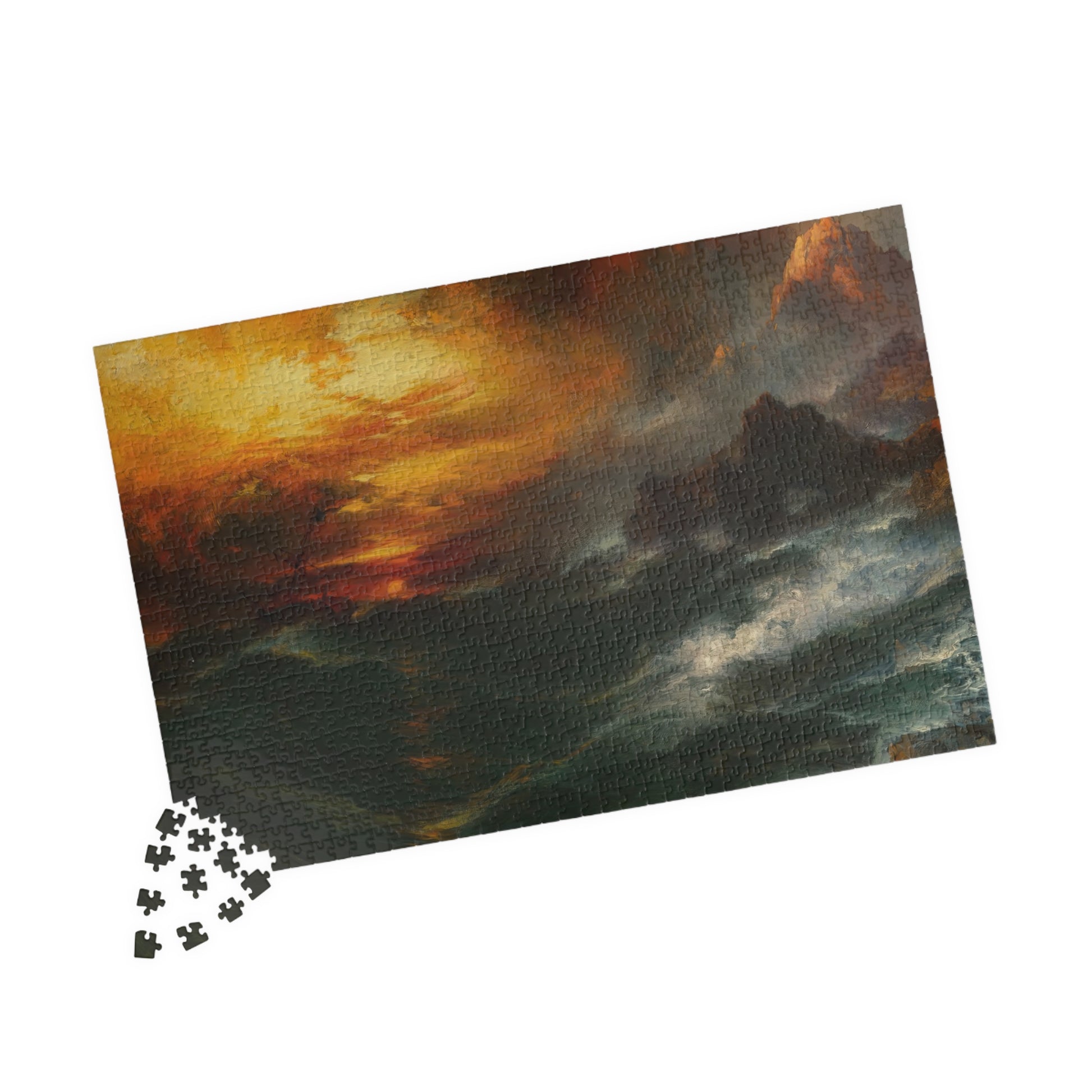 A Mountain of Loadstone Puzzle | Thomas Moran - - 252 pcs (Horizontal) - 