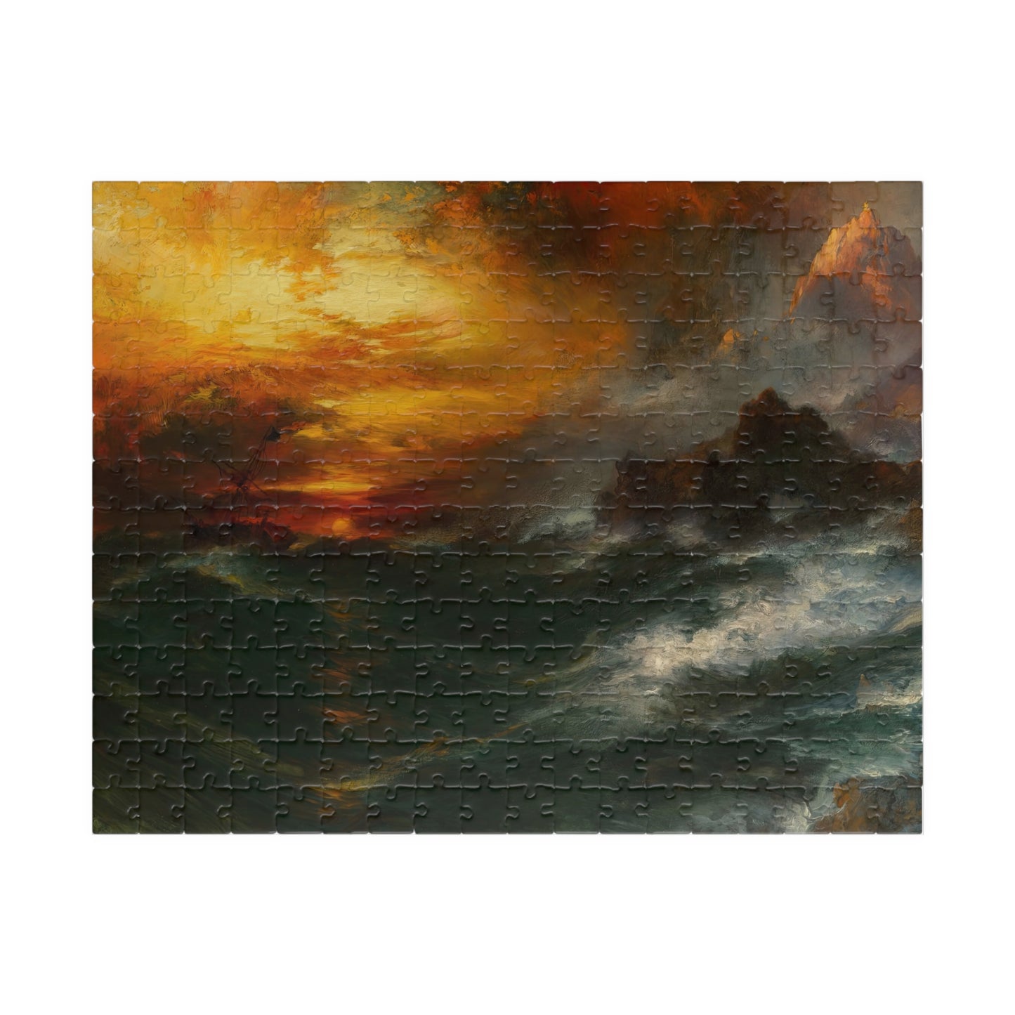 A Mountain of Loadstone Puzzle | Thomas Moran - - 252 pcs (Horizontal) - 