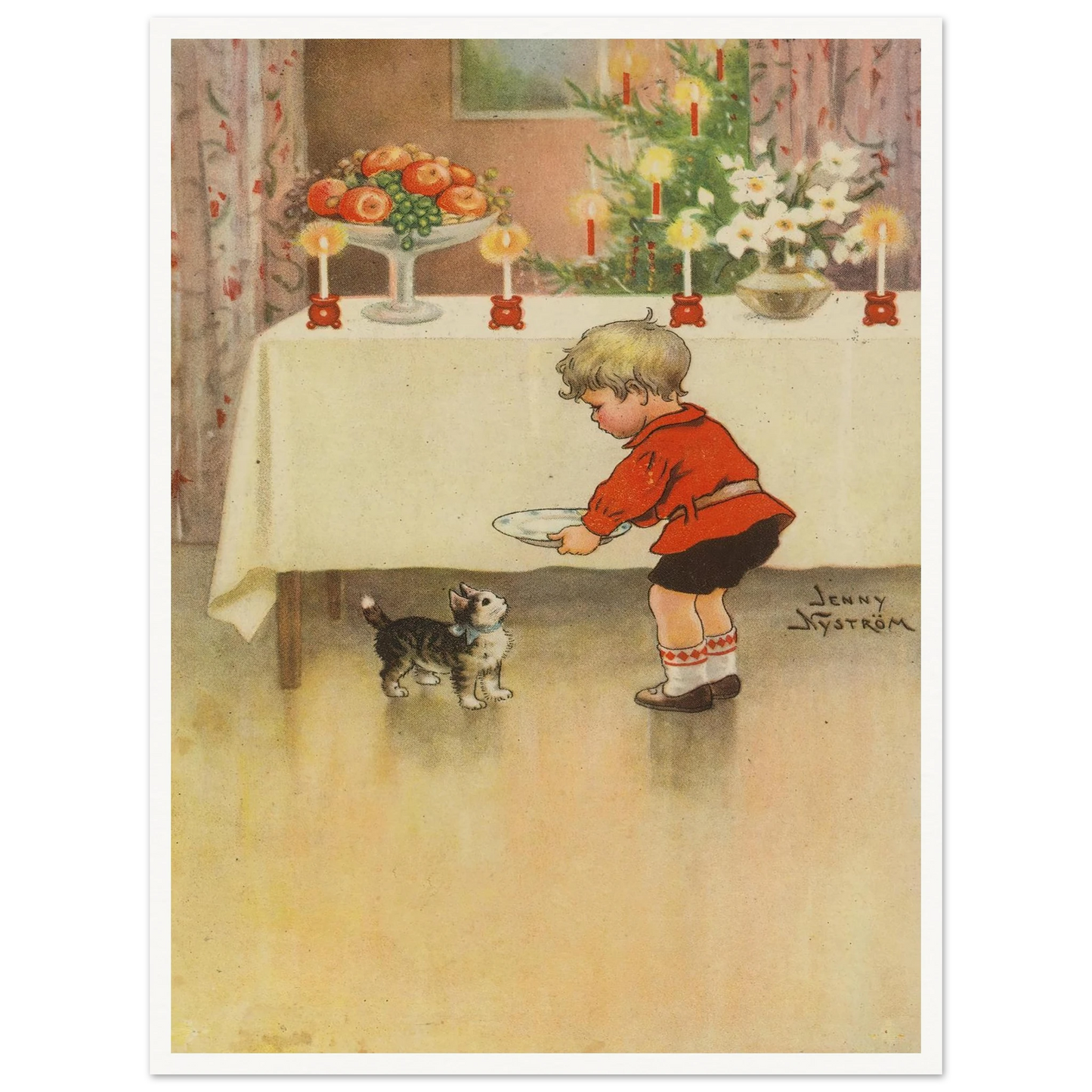 A Secret Holiday Kindness - Framed Poster - 30x40 cm / 12x16″ - Black frame