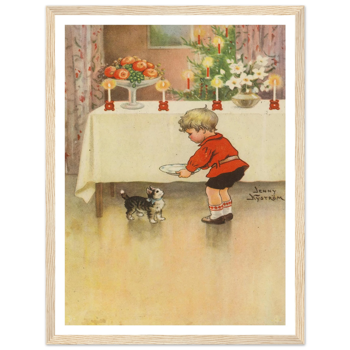 A Secret Holiday Kindness - Framed Poster - 30x40 cm / 12x16″ - Black frame
