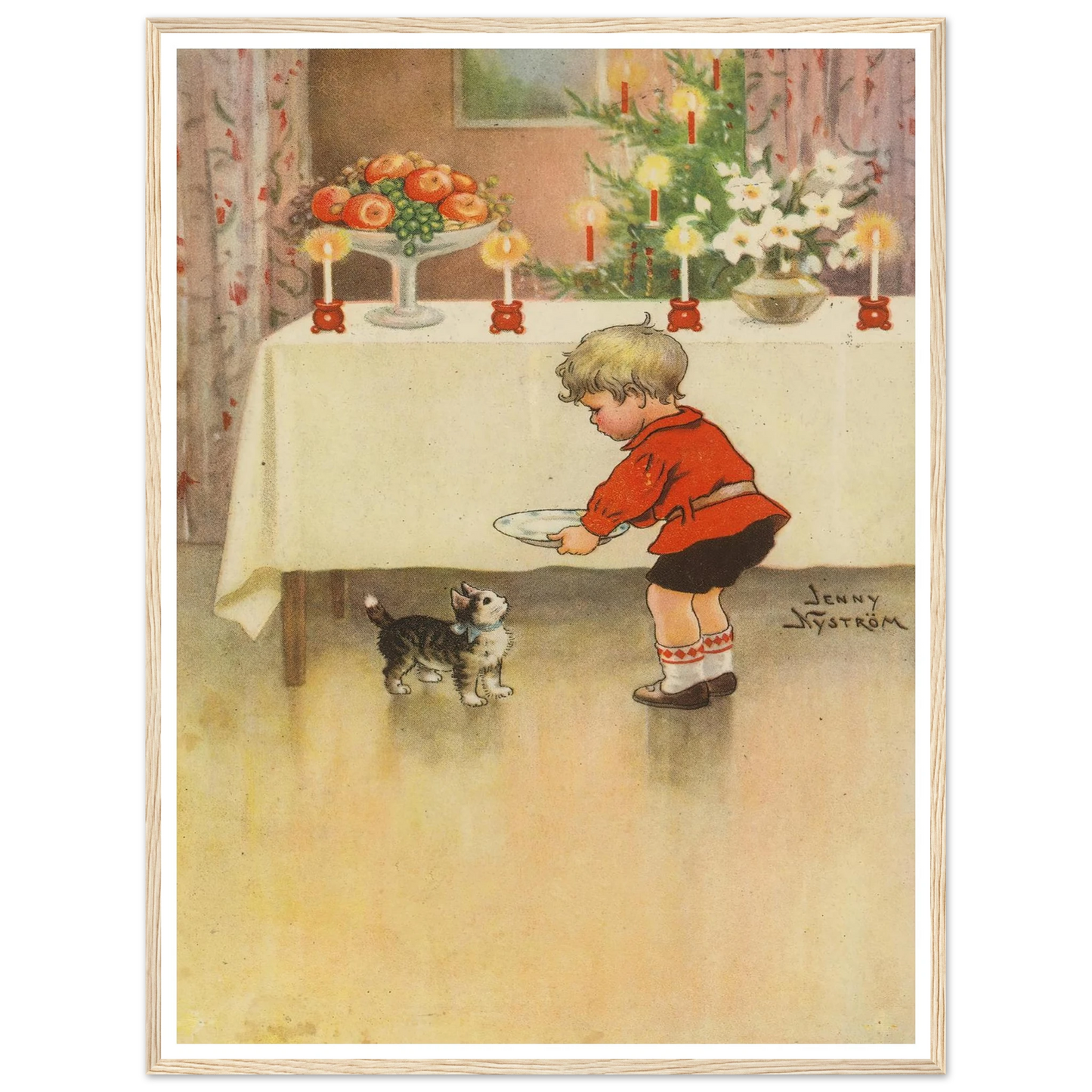 A Secret Holiday Kindness - Framed Poster - 30x40 cm / 12x16″ - Black frame